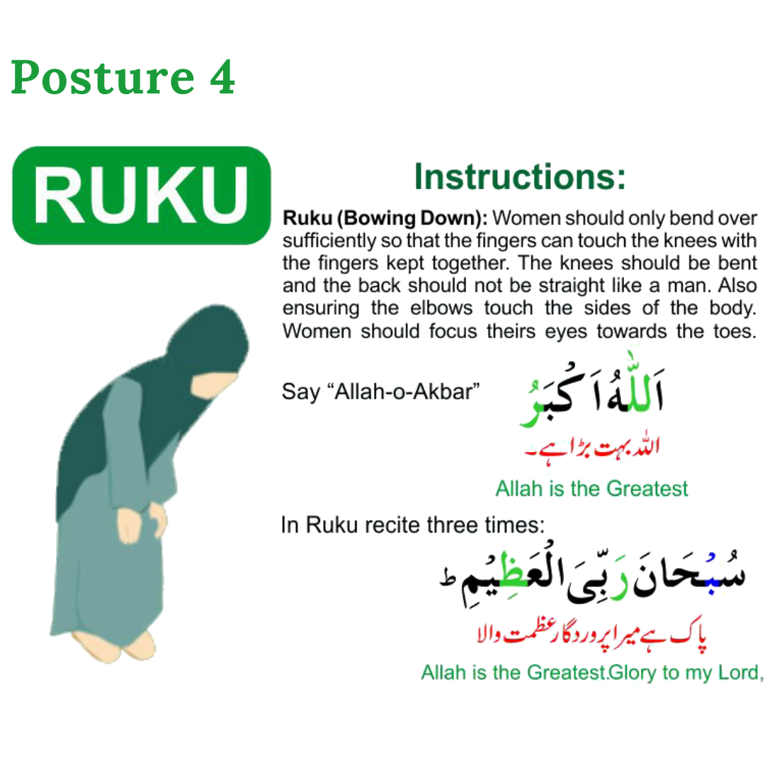 namaz rules for women